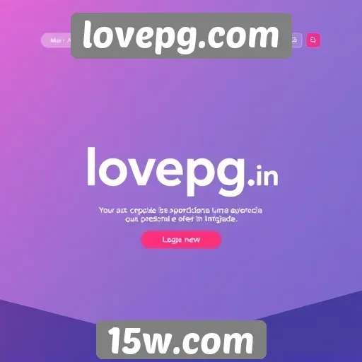 Experiência do usuário no site lovepg.com